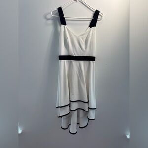 City Studio Black and White Dress